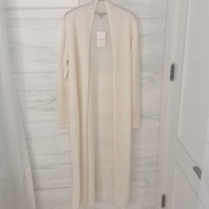 NAKED CASHMERE | FAYE Cardigan in Ecru | Size Large